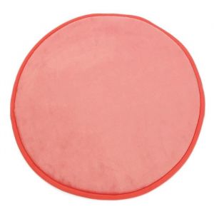 Monbeautapis FLANELLE Tapis Rond 70 cm Corail