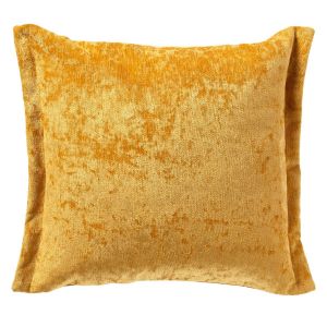 Image de Dutch Decor Housse de coussin jaune en polyester-45x45 cm uni