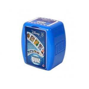 Winning Moves Jeu de cartes Quiz Disney 500 questions sur Les plus Grands Classiques - Version FR - Format voyage - Des 8 ans