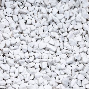 Galet Blanc Pur 16-25 Mm - Pack De 7m&sup2; (1 Big Bag De 500kg)