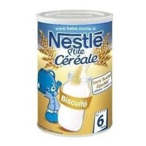 Nestl&eacute; P'tite C&eacute;r&eacute;ale saveur Biscuit&eacute; 400g - d&egrave;s 6 mois