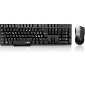 Image de Rapoo Pack Clavier + Souris N1850 filaire optique