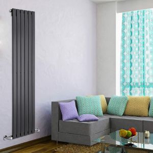 Hudson Reed Radiateur Vertical Design en Acier 1600 x 420 mm Rang Unique