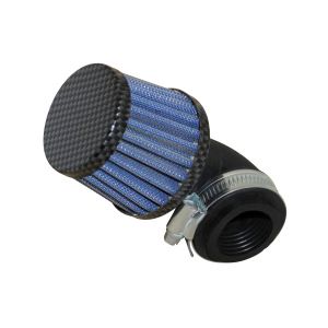 REPLAY Filtre a air kn small fc carbone fixation coudee 90&deg; diam 35/28