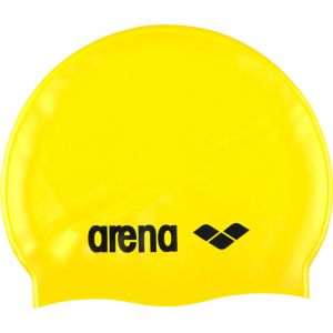 Arena Classic Silicone Casquette, yellow/black Bonnets de bain