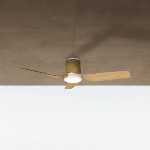 Mantra Ventilateur, Ventilateur de Plafond led Ushuaia Bois en Metal