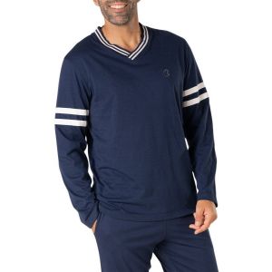Eminence Pyjama long homme Club bleu en coton