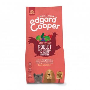Edgard & Cooper Croquettes Poulet frais & Saumon norv&eacute;gien sans c&eacute;r&eacute;ales Chien Senior 7 kg