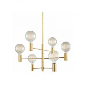 Italux Suspension moderne Veva Tapis dor&eacute;