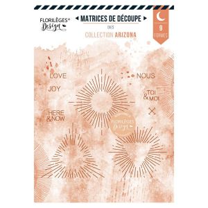 Florilèges Design Dies set Mots en lumière 9 pcs