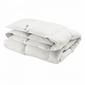 Image de Couette chaude en duvet et percale bio Carla