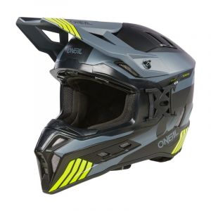 O'neal Casque cross Hitchhiker V.24 black/gray/neon yellow- XS