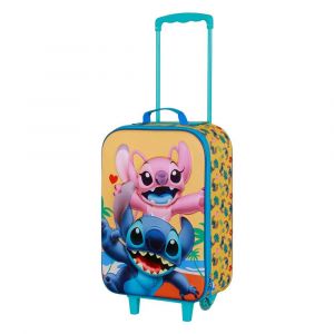 Karactermania Valise Trolley Soft 3D - Disney Lilo et Stitch Ocean - Bleu - Taille Unique