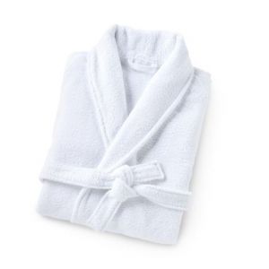 Peignoir châle adulte 350 g/m², Scenario Blanc