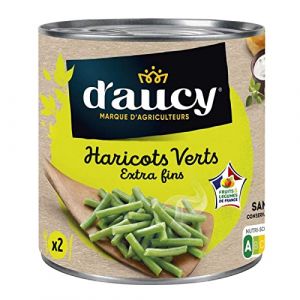 d'aucy Haricots Verts Extra Fins 220G - Lot De 4