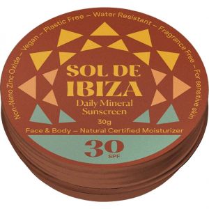 Sol de Ibiza Natural Mineral Sunscreen SPF 30 - 30 g