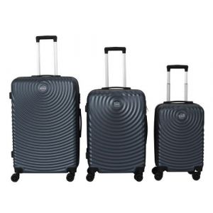 Lot de 3 Valises "Barcelone" 95L Bleu