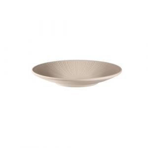 APS 85403 Assiette Nero en mélamine, diamètre : 21 cm, hauteur : 3 cm