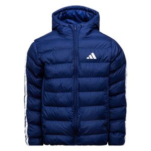 Adidas Veste Essentials CLIMAWARM bleu fonc&eacute; blanc - M
