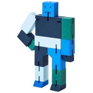 Image de Cubebot petit bois bleu