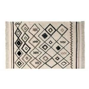 Image de Lorena canals Tapis en coton lavable en machine beige Bereber Ethnic