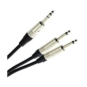 Câble Y Jack Mâle Stéréo Jack Mâle Mono 3m Elite