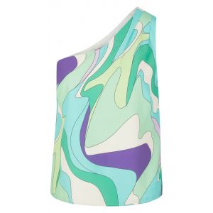 Image de Morgan Blouse asymétrique imprimé abstrait multico femme - Taille 40
