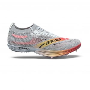 Brooks Chaussures d'Athlétisme Hyperion Elite MD Bleu/Orange Unisexe