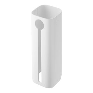 Zwilling FRESH & SAVE CUBE Étui pour boîte de conservation taille 4S, protection maximale des aliments sensibles à la lumière, indicateur de niveau, plastique sans BPA, couleur blanc