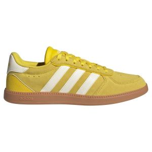 Adidas Femme BREAKNET Sleek Shoes, Yellow/Off white/GUM10, 37 1/3 EU