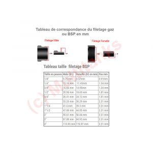 Ezfitt Raccord Express avec embout taraud&eacute;, avec joint mont&eacute; - &oslash; 1 pouce 1/4