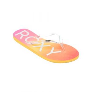 Roxy Tongs Viva Jelly jaune orange rose femme - 36