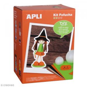 Image de APLI Kit Feuille de mousse - Poupée Fofucha Halloween