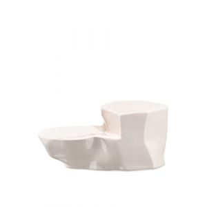 Image de Alessi Santon La Roccia / Porcelaine peinte main blanc en céramique