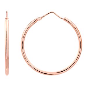 Cleor Cr&eacute;oles en argent 925/1000 - Rose dor&eacute;