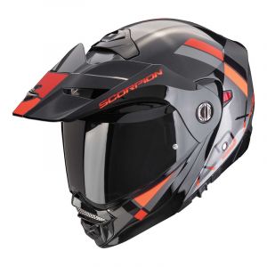 Scorpion Casque modulable ADX-2 Galane argent/noir/rouge- 2XL