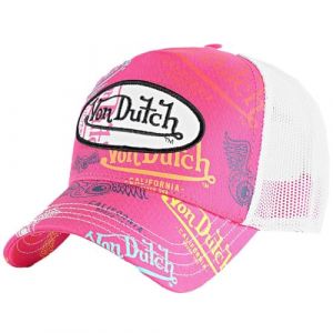 Image de Casquette Von Dutch Casquette Trucker Von Dutch Fuschia Unique