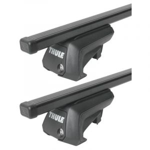 Hyundai Barres de toit Santa Fe 1 (-03/06) Thule SquareBar Acier