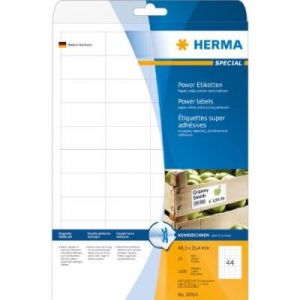 Herma Power Etiquette SPECIAL, 48,3 x 25,4 mm, blanc - Lot de 2