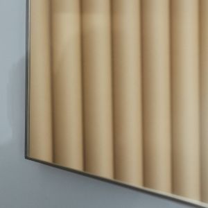 AYTM Miroir Arcus, noir, hauteur 115 cm, verre, bois MDF