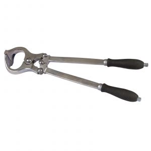 Kerbl Pince à castrer bovins inox, noir