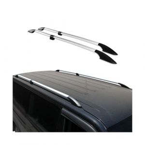 Omac Barres de toit longitudinales pour Citroen Berlingo 2018-2025 L1 Alu Gris 2x