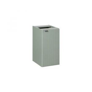 Meuble de rangement salle de bain elvina – 1 porte – H57 cm – Vert sauge pastel – Suspendu