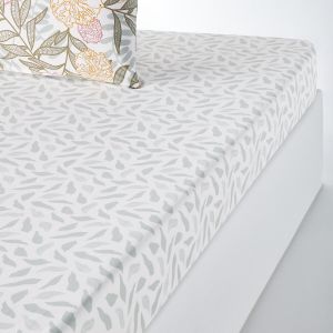 Drap housse percale de coton bonnet 30 cm, Dolce Imprimé Taille 140x190 cm;160x200 cm;180x200 cm;90x190 cm