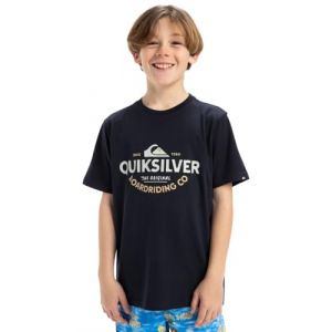Quiksilver Ev Typed Out - T-shirt à manches courtes pour Garçon 8-16 Noir - Taille 12