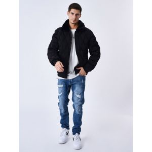 Doudoune col aviateur fourrure Project X Paris