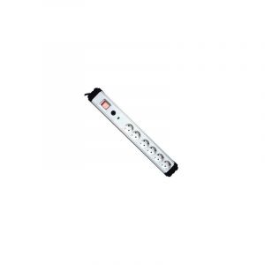 Silver electronics Bornier 6 prises Interrupteur+fil 1,5m NOIR