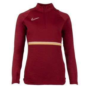 Nike Sweat d'entraînement pour femme Academy 21 Drill Top, Femme, CV2653-677, Rouge/blanc/or jersey, xl