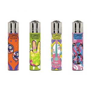 Clipper Lot de 4 Mini Peace & Music &ndash; Rechargeables