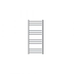 Radiateur s&egrave;c serviettes Mod&egrave;le Sahara 400 x 800 mm chrome droite avec porte serviettes de connexion c&ocirc;t&eacute; Ecd Germany